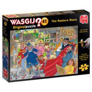 Aanbieding van Jumbo Wasgij Original 41 puzzel The Restore Store - 1000 stukjes voor 18,99€ bij Intertoys