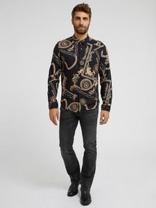 Aanbieding van Overhemd barok print voor 90€ bij Guess