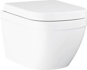 Aanbieding van GROHE Spoelrandloos toilet Euro incl. softclose wc-bril met quick-release voor 298€ bij Hornbach