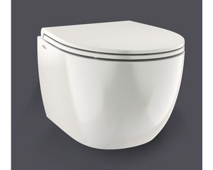 Aanbieding van JUNGBORN Spoelrandloos toilet Mandara met turbo flush spoeltechniek wit voor 229€ bij Hornbach