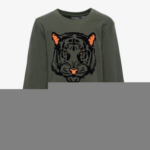 Aanbieding van Jongens sweater met tijgerkop voor 10€ bij Scapino