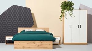 Aanbieding van Complete slaapkamer Timber voor 349€ bij Beddenreus