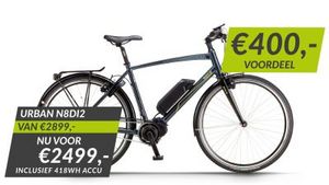 Aanbieding van Did DID Urban N8 Di2 H53 voor 2099€ bij Bike Totaal