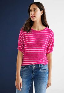 Aanbieding van T-shirt van effectgaren - nu pink voor 28€ bij Street One