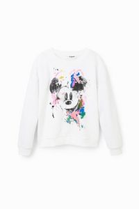 Aanbieding van Sweatshirt met spetters en Mickey Mouse voor 29,97€ bij Desigual