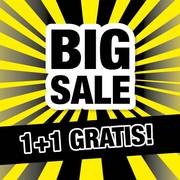 Aanbieding van Big Sale! 1+1 GRATIS! voor 